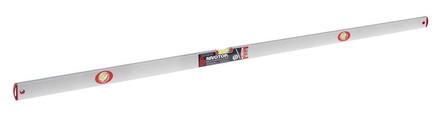 NIVEAU 'NIVOTOP' ALUMINIUM RECTANGULAIRE 3 FIOLES 120CM TALIAPLAST - 450606