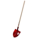 Pelle ronde 31cm superlegere 1.4kg manche bois 130cm - bois plume - TALIAPLAST - 470232