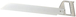SCIE POUR TUBE PVC AVEC POIGNEE 450MM TALIAPLAST - 480631