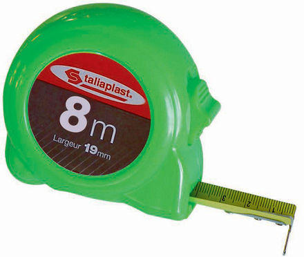 OCTUPLE METRE BOITIER FLUO VERT 25MM TALIAPLAST - 490204