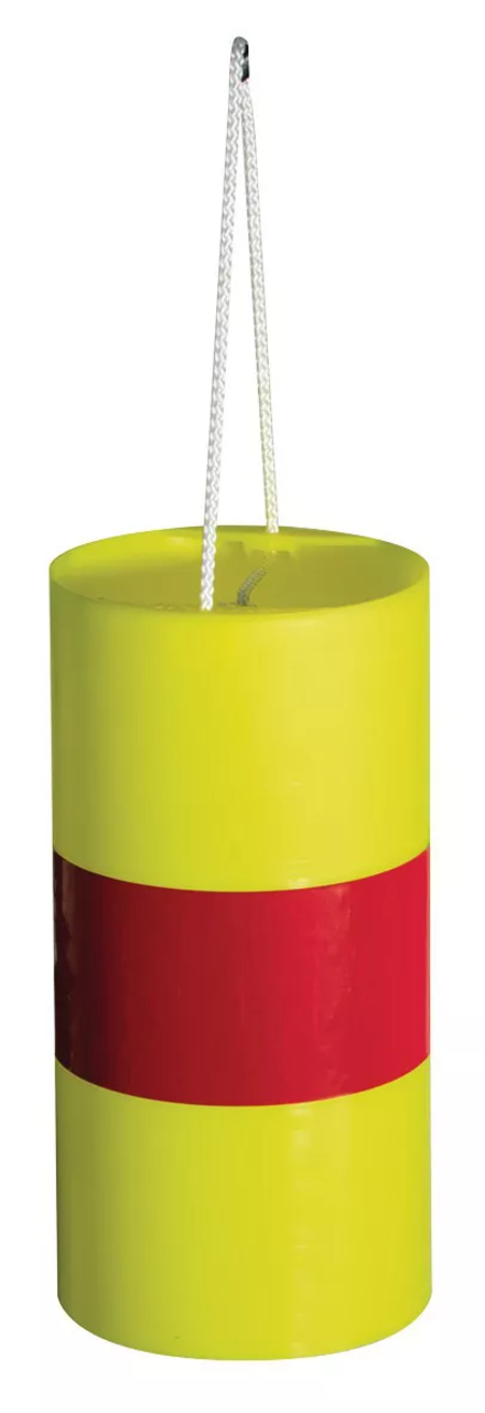Fardier cylindrique taliafluo jaune bande retro rouge TALIAPLAST - 510115