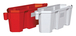 SEPARATEUR DE VOIES ROUGE 100X56X50CM (EMPILABLE) TALIAPLAST - 520522