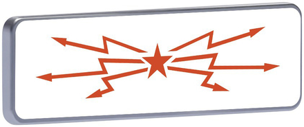 Panneau permanent M9b1 danger électrique 500x150 c1 TALIAPLAST - 521402
