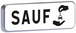 Panneau permanent M6j sauf auto partage 500x150 c1 TALIAPLAST - 521411