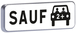 Panneau permanent M6k2 sauf covoiturage 500x150 c2 TALIAPLAST - 521512