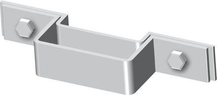BRIDE DE FIXATION SIMPLE SUR POTEAU 80X40MM TALIAPLAST - 521905