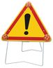Panneau temporaire danger triflash TALIAPLAST - 522065