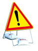 Panneau de signalisation AK14 700 classe 2 DANGER + PIED - TALIAPLAST - 522505