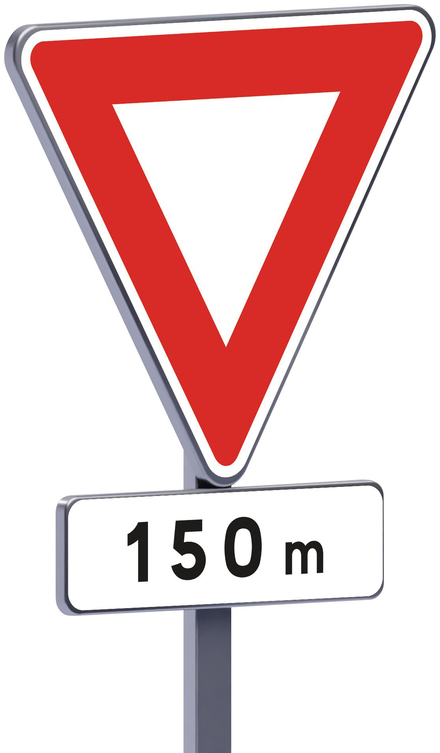 AB3b-500-Classe 2-Cédez le passage à 150m TALIAPLAST - 523353