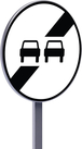 B34-450-Classe 1-Fin d'interdiction de dépasser TALIAPLAST - 523521
