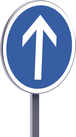 B21b-450-Classe 1-Direction obligatoire tout droit TALIAPLAST - 523526