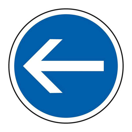 B21-2-450-Classe 2-Obligation de tourner à gauche TALIAPLAST - 523559