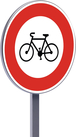 B9b-650-Classe 2-Accès interdit aux cycles TALIAPLAST - 523665