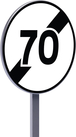 B33-650-Classe 2-Fin de limitation de vitesse à 70km/h TALIAPLAST - 523670