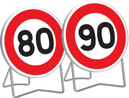Panneau temporaire B14 850 t1 limitation de vitesse TALIAPLAST - 524027
