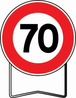 B14 850 C2 LIMITATION DE VITESSE 70KM/H TALIAPLAST - 524114
