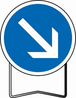 B21a1 850 C2 PASSAGE OBLIGATOIRE A DROITE TALIAPLAST - 524116