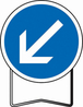 B21a2 850 C2 PASSAGE OBLIGATOIRE A GAUCHE TALIAPLAST - 524117