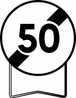 B33 850 C2 FIN DE LIMITATION DE VITESSE A 50KM/H TALIAPLAST - 524122
