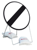 Panneau de fin d'interdiction B31 650 mm classe T1 + PIED - TALIAPLAST - 524420
