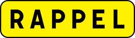 KM9 C2 900 JAUNE RAPPEL TALIAPLAST - 525103