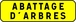 KM9 C2 900 JAUNE ABATTAGE D'ARBRES TALIAPLAST - 525125