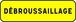 KM9 C2 900 JAUNE DEBROUSAILLAGE TALIAPLAST - 525127