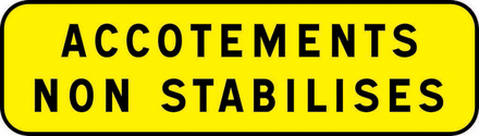 KM9 C2 900 JAUNE ACCOTEMENTS NON STABILISES TALIAPLAST - 525128
