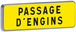 KM9 T1 900 JAUNE PASSAGE D'ENGINS TALIAPLAST - 525229