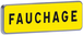 Panneau temporaire Km9 700 c2 jaune fauchage TALIAPLAST - 525411