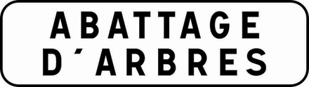 M9 C2 700 BLANC ABATTAGE D'ARBRES TALIAPLAST - 525465