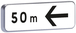 Panneau permanent M3b4 flèche à droite 500x150 c1 TALIAPLAST - 525543