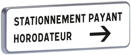 M6e1-700X200-Classe 1-Stationnem. payant par horodateur TALIAPLAST - 525546