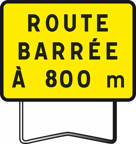 KC1 T1 ROUTE BARREE A 800M TALIAPLAST - 525608