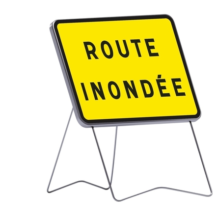 Panneau temporaire KC1 800x600 c1 route inondee - TALIAPLAST - 525624