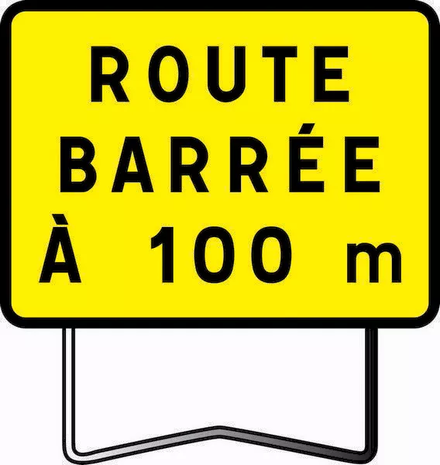 KC1 C2 ROUTE BARREE A 100M TALIAPLAST - 525701