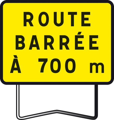 KC1 C2 ROUTE BARREE A 700M TALIAPLAST - 525707
