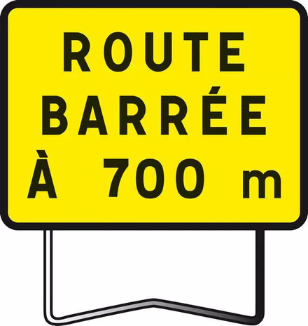 KC1 C2 ROUTE BARREE A 700M TALIAPLAST - 525707