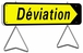 KD22a 1300X300 T1 DEVIATION FLECHE AMOVIBLE TALIAPLAST - 526001