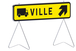 KD43d 1600X300 T1 DEVIATION VERS 'VILLE' A DROITE (PL) TALIAPLAST - 526027