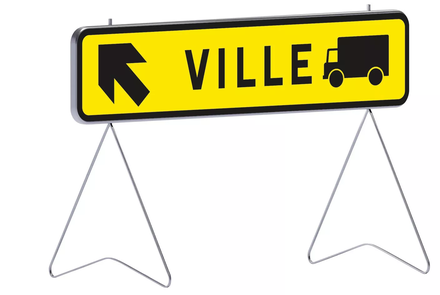 KD43d 1300X300 T1 DEVIATION VERS 'VILLE' A GAUCHE (PL) TALIAPLAST - 526056