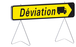 KD22b 1600X300 C2 DEVIATION FLECHE AMOVIBLE (PL) TALIAPLAST - 526122