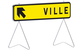 KD43c 1600X300 C2 DEVIATION VERS 'VILLE' A GAUCHE TALIAPLAST - 526126