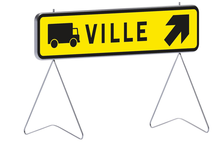 KD43d 1600X300 C2 DEVIATION VERS 'VILLE' A DROITE (PL) TALIAPLAST - 526127