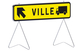 KD43d 1600X300 C2 DEVIATION VERS 'VILLE' A GAUCHE (PL) TALIAPLAST - 526128