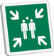 POINT DE RASSEMBLEMENT APRES EVACUATION 500X500mm TALIAPLAST - 527520