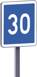Panneau permanent C4a 500x500 c2 vitesse conseillée TALIAPLAST - 528153