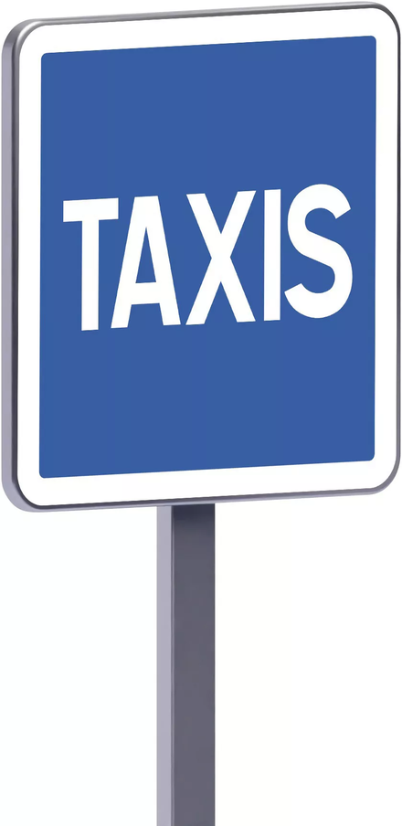 Panneau permanent C5 500x500 c2 station de taxis TALIAPLAST - 528155
