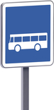 Panneau permanent C6 500x500 c2 arrêt d'autobus TALIAPLAST - 528156