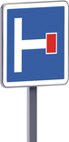 Panneau permanent C13b 700x700 c1 présignalisation d'une impasse TALIAPLAST - 528260